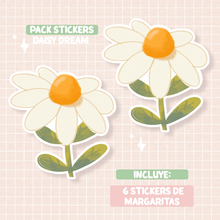 Cargar imagen en el visor de la galería, Pack de stickers Margaritas para Bullet