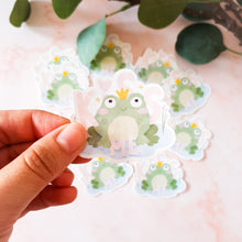 Cargar imagen en el visor de la galería, kiss me the frog | Pegatina troquelada