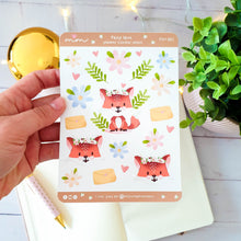 Cargar imagen en el visor de la galería, Foxy Love | Hoja de pegatina para agenda