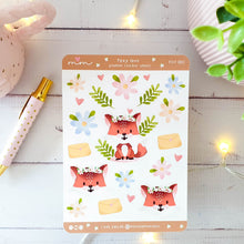 Cargar imagen en el visor de la galería, Foxy Love | Hoja de pegatina para agenda