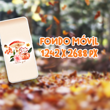 Cargar imagen en el visor de la galería, Pack digital de fondos de pantalla – Autumn Girl
