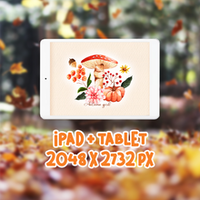 Cargar imagen en el visor de la galería, Pack digital de fondos de pantalla – Autumn Girl
