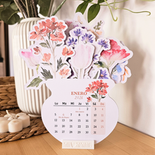 Cargar imagen en el visor de la galería, Calendario de mesa 2026 | Diseño floral
