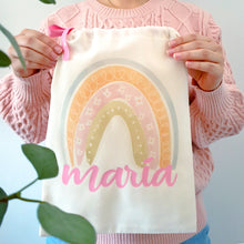 Load image into Gallery viewer, Rainbow Design Custom Tote Bag
