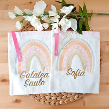 Load image into Gallery viewer, Rainbow Design Custom Tote Bag
