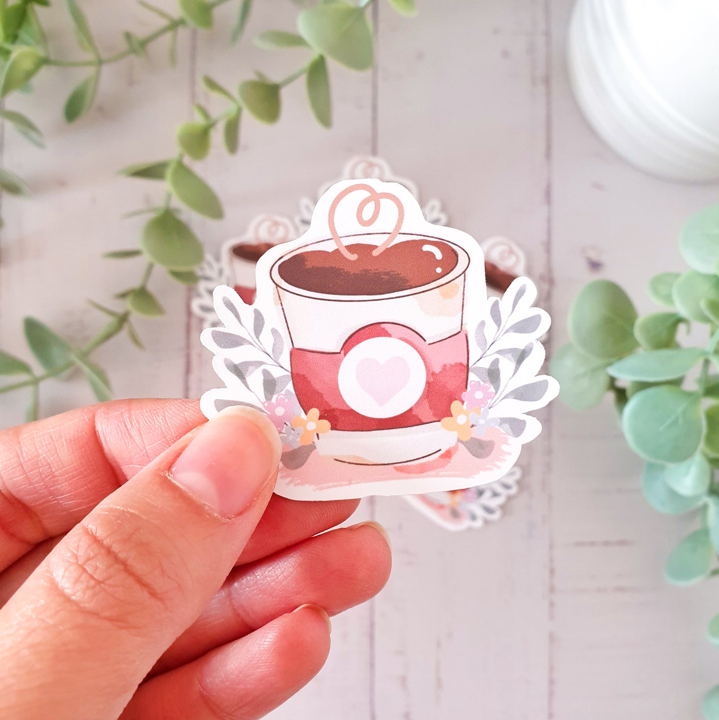 Its time for coffee | Die cut sticker